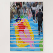 ボルドー、ストリートは以前は飾歩き忙していた。 ジグソーパズル (縦)