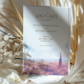 ボルドー・フランスの目的地の日付を保存 招待状