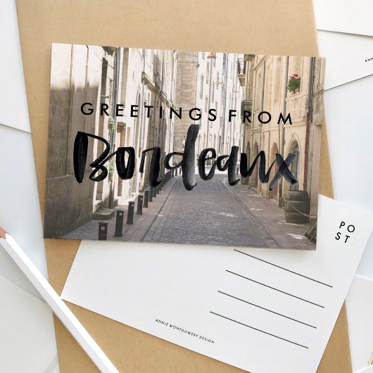 ボルドー・フランス旅行はがき ポストカード