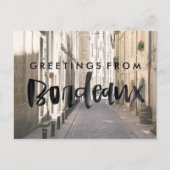 ボルドー・フランス旅行はがき ポストカード (正面)