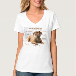 ボルドー・マスティフの個性Tシャツ Tシャツ
