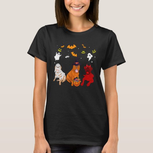 ボルドー・マスティフの犬 Tシャツ (正面)