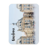 ボルドー 写真 手書き マグネット (縦)