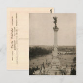 ボルドーGirondins列フランス1926レプリカ ポストカード (正面/裏面)