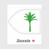 ボルヌ帝国国旗（700年～1380年） シール (シート)