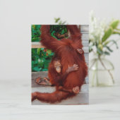 ボルネオのオランウータン カード (スタンド正面)