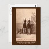 ボルネオの野蛮人のカード、はがき ポストカード (正面/裏面)