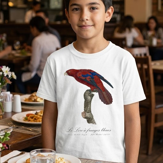 ボルネオハナインコ Trichoglossus borneus Tシャツ