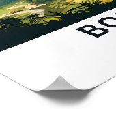 ボルネオマレーシアトラベルプリント ポスター (角)