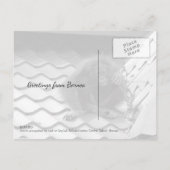 ボルネオ熱帯雨林ジャングル写真のオランウタン ポストカード (裏面)