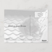 ボルネオ熱帯雨林ジャングル写真のオランウタン ポストカード (裏面)