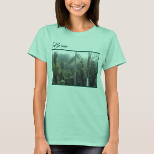 ボルネオ熱帯雨林ジャングル風景写真 Tシャツ