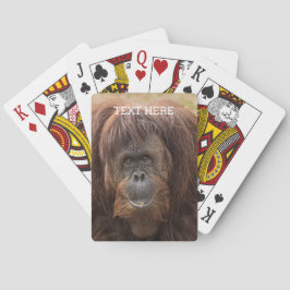 ボルネオ・オランウータン美しい写真 トランプ