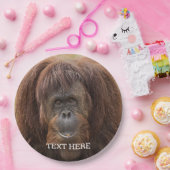 ボルネオ・オランウータン美しい写真 ペーパープレート (パーティー)