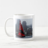 ボルボの海の競争の航行のマグ コーヒーマグカップ (左)