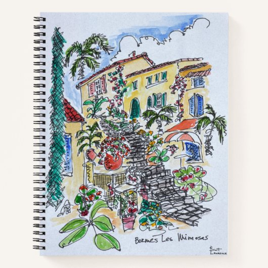 ボルメス・レ・ミモサス |プロヴァンス – アルプス – コートダズール ノートブック (正面)