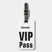 ボルラチョVIPパス ラゲッジタグ (正面縦)