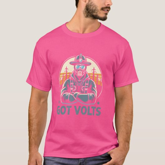 ボル得トリーネマン電気工事士 Tシャツ (正面)