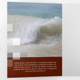 ボル素晴らしドー透コンテンポラリー過性 三つ折りカード