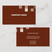 ボル素晴らしドー透コンテンポラリー過性 名刺 (正面/裏面)