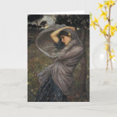 ボレアス – ジョン・ウィリアム・ウォーターハウス カード (黄色い花)