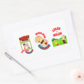 ボレック及びロレック 長方形シール (封筒)