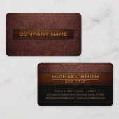 ボレモダンとブラックレザールック 名刺 (正面/裏面)
