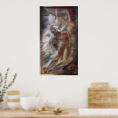 ボレロ，ボレロプリントのポスターは女絵画性をドラック ポスター (キッチン)