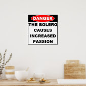 ボレロ・ポスターの危険性 ポスター (キッチン)