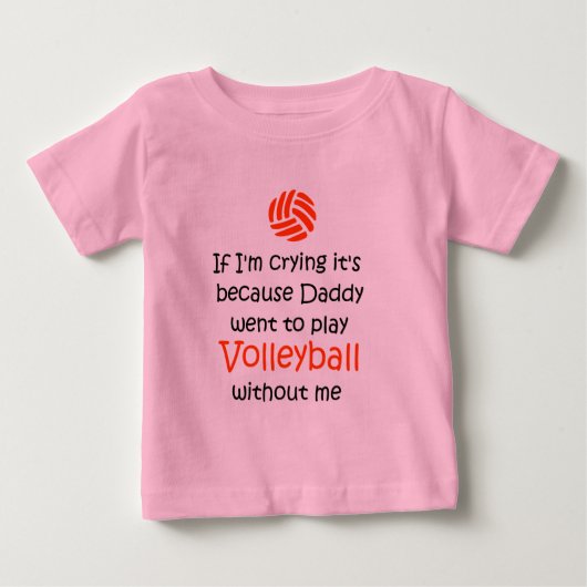 ボレーチックボレーベビークライ ベビーTシャツ (正面)