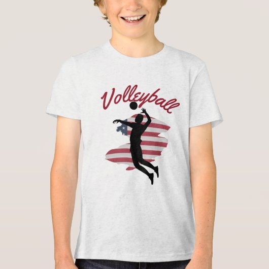 ボレービクトリーT型 トライブレンドＴシャツ (正面)