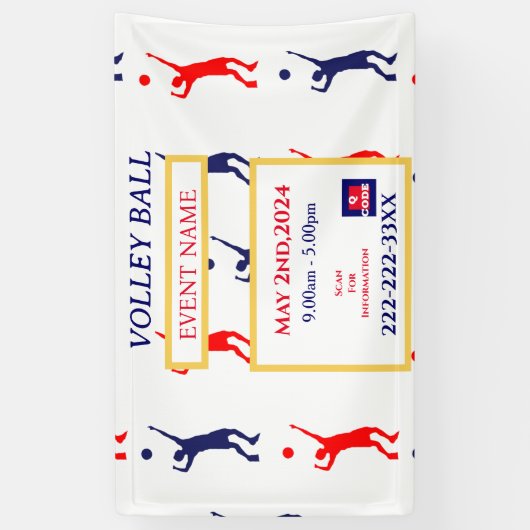 ボレーボール 横断幕 (縦)