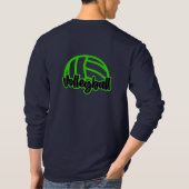 ボレー救スとメンズロングスリーブティー Tシャツ (裏面)