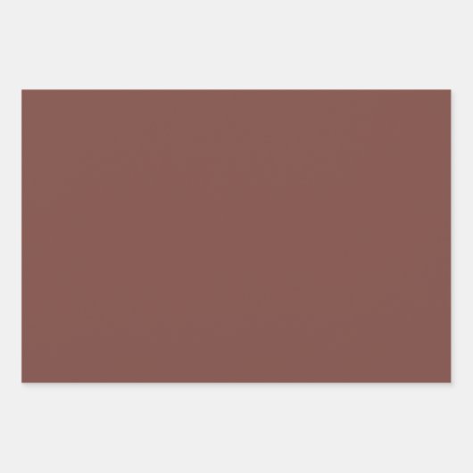 ボレ無地の色 ラッピングペーパーシート (正面)