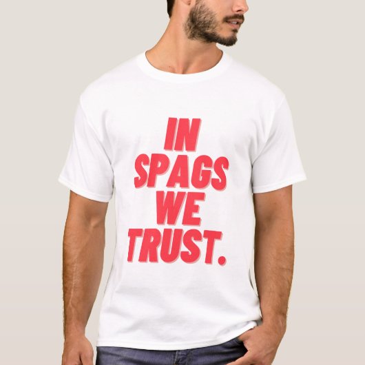 ボロで我々は信頼する Tシャツ (正面)