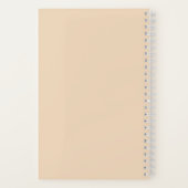 ボロケパーソナライズされた花 ノートブック (裏面)