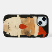 ボロサンタ iPhone 15ケース (裏面横)