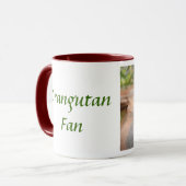 ボロネオのオランウータンのベビー マグカップ (正面左)