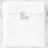 ボロネオのヘッドハンターのステッカー スクエアシール (バッグ)