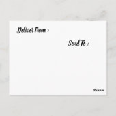 ボロブドゥールテンプル ポストカード (裏面)