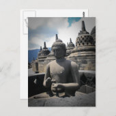 ボロブドゥー寺院 ポストカード (正面/裏面)