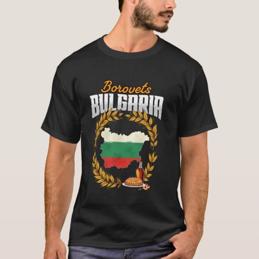 ボロベツ ブルガリア フラグ お土産 Tシャツ (正面)
