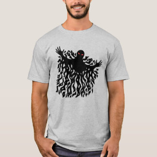 ボロボロのシャドウエンティティ 不気味なホラーアート Tシャツ
