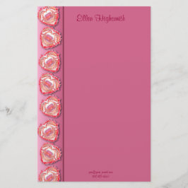 ボロボロのハート縁ど 便箋