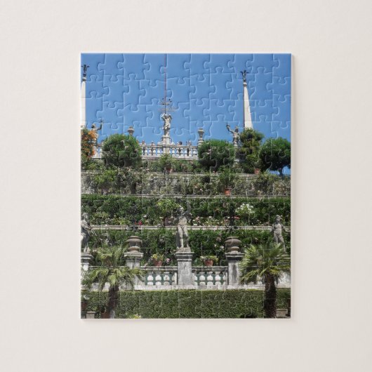 ボロメオパレスinストレサ，イタリア ジグソーパズル (縦)