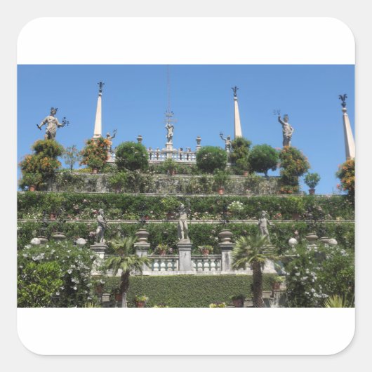 ボロメオパレスinストレサ，イタリア スクエアシール (正面)