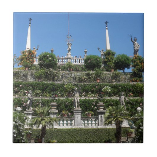 ボロメオパレスinストレサ，イタリア タイル (正面)