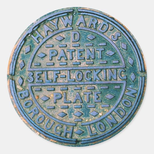 ボローオブロンドンユーティリティカバーシール ラウンドシール (正面)