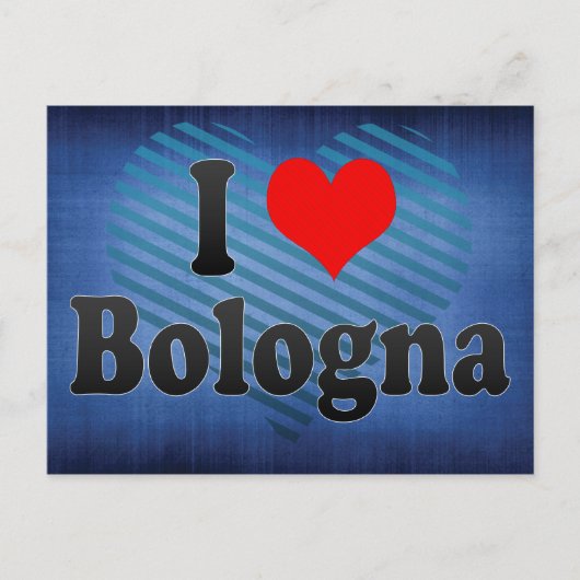 ボローニャが大好き,イタリア ポストカード (正面)