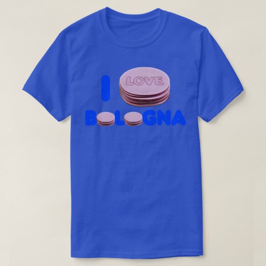 ボローニャが大好き Tシャツ (デザイン正面)